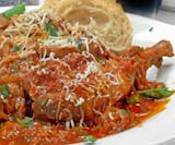 Chicken Cacciatore with Spaghetti