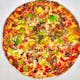 Cheese & Tomato Red Pizza with Olives, Peppers, Onions and Mushrooms