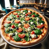 Spinach & Feta White Pizza