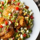 Romano Crusted Chicken Salad Lunch