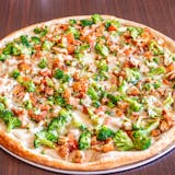 Chicken Broccoli & Tomatoes Pizza
