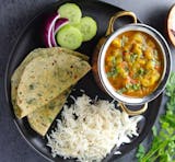 Mixed Vegetable Korma & 15 oz. Rice & One Roti Combo