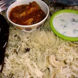 Goat Curry & 32 oz. Bagaara Rice (Pulao) Combo
