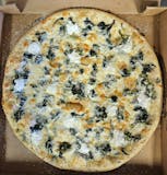 White Spinach Ricotta Pizza