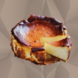Our Famous Homemade Sansebastian Cheesecake
