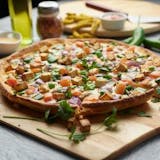 Spiced Paneeer Tikka Masala Veggie Pizza Twist