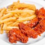 Buffalo Wings (5 peces) with Fries
