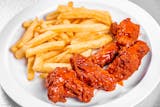 Buffalo Wings (5 pieces) with Fries