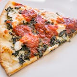 4. White Spinach Pizza