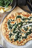 4. White Spinach Pizza