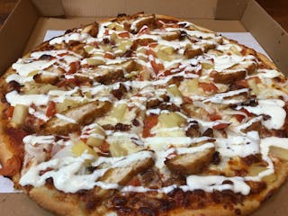 Chicken Bacon Ranch Pizza
