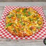 Indian Garlic Paneer Pizza
