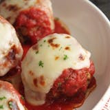 Italian Meatball Parmigiana Appetizer