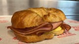 Ham, Egg, Cheese on Croissant Breakfast