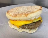Sausage, Egg & Cheese On Muffin Breakfast