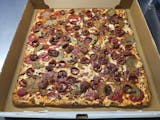 Grandma meat lover thin crust