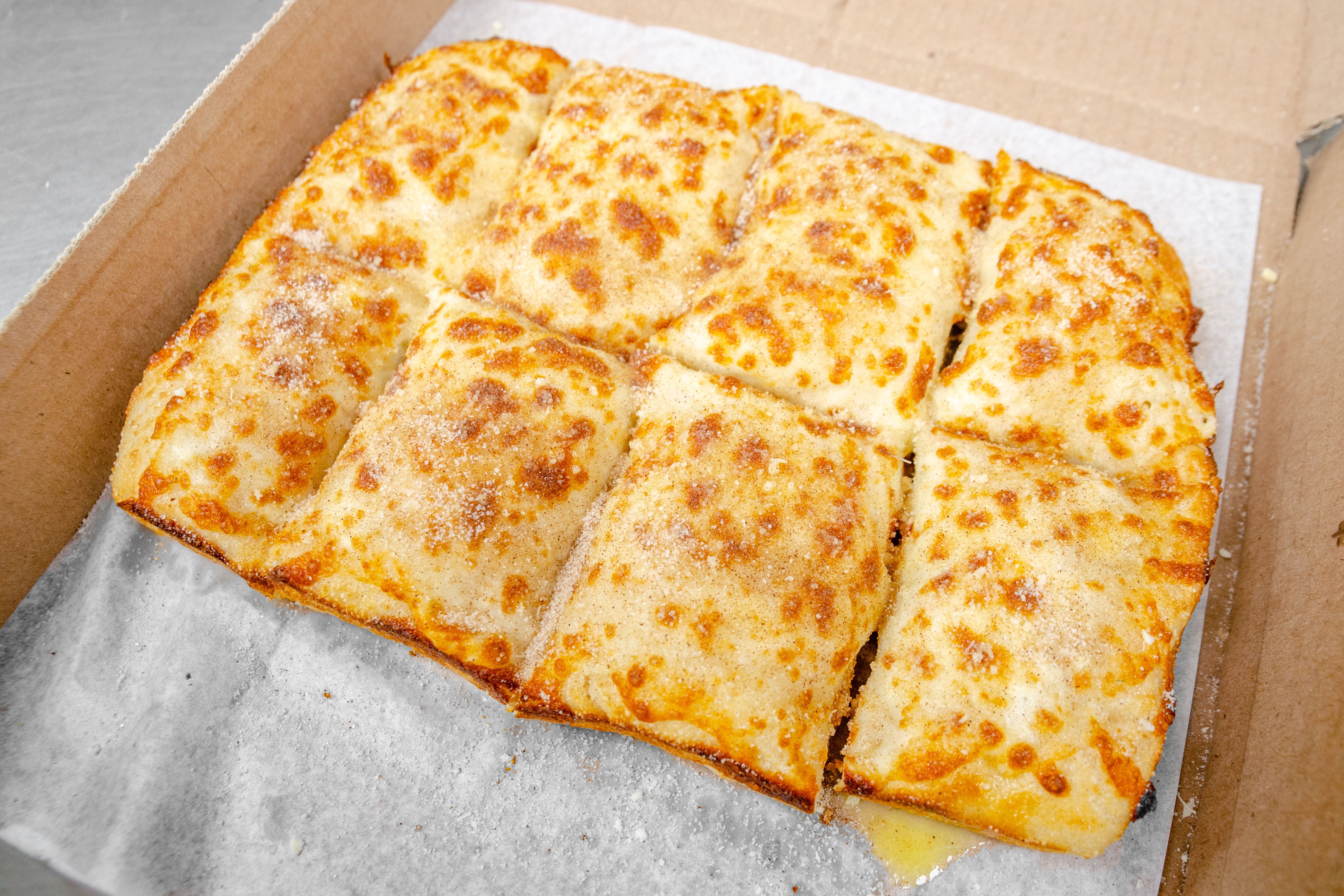 Order 5. Cinnamon Bread - Appetizer food online from Little Cheers Pizza store, Queens on bringmethat.com