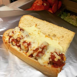 Meatball Parmigiana Sub