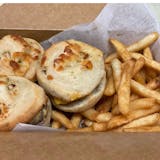 Three Slider Combo with French Fries