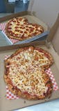 Large Heart Shaped Meat Lovers Pizza