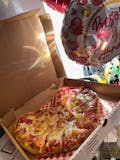 Large Heart Shaped Hawaiian Pizza