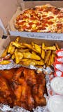 One Topping Pizza & 12 Wings Pick Up Special