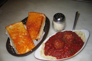 Spaghetti with Two Meatballs