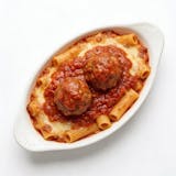 Baked Ziti with Two Meatballs