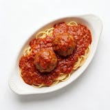 Spaghetti with Two Meatballs