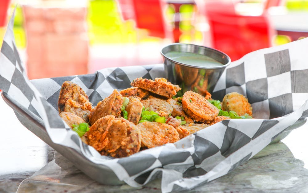 Order Boudin Chips - Appetizer food online from Center Court Pizza & Brew store, League City on bringmethat.com