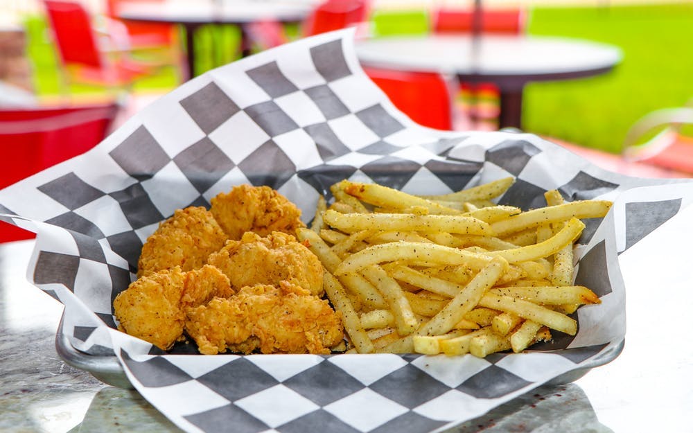 Order Kid's Chicken Bites - Kids food online from Center Court Pizza & Brew store, League City on bringmethat.com
