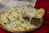Gluten Free Chicken Bianca Pizza