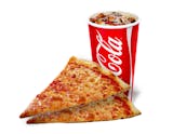 Two Cheese Pizza Slices & Drink Combo