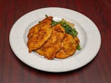 Pan Fried Chicken over Broccoli Rabe