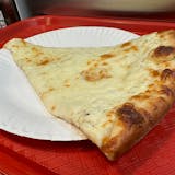 Traditional White NY Style Pizza Slice