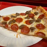Pepperoni & Sausage NY Style Pizza Slice