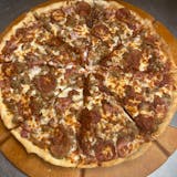 All Meat Thin Crust Pizza
