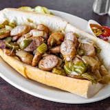 Sausage, Green Peppers & Onions Sandwich