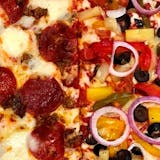 Build Your Own Neapolitan Style Half & Half Pizza