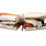 Portobello & Grilled Pepper Sandwich
