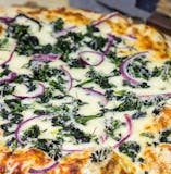 Square Spinach Ricotta Pizza