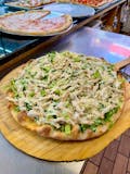 Grilled Chicken Caesar Salad Pizza