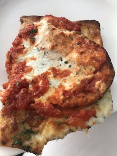 Grandma's Eggplant Pizza Slice
