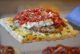 Grandma's Eggplant Pizza Slice