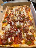 Sausage, Peppers & Onions Pizza