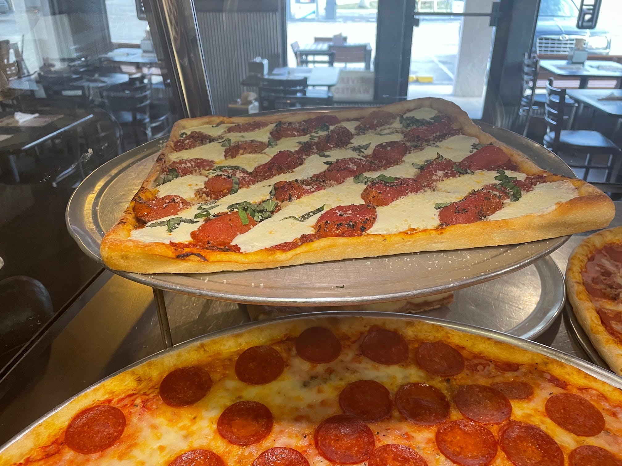 Order Sicilian Pizza - 16" food online from Goodfella's Pizza store, Jupiter on bringmethat.com