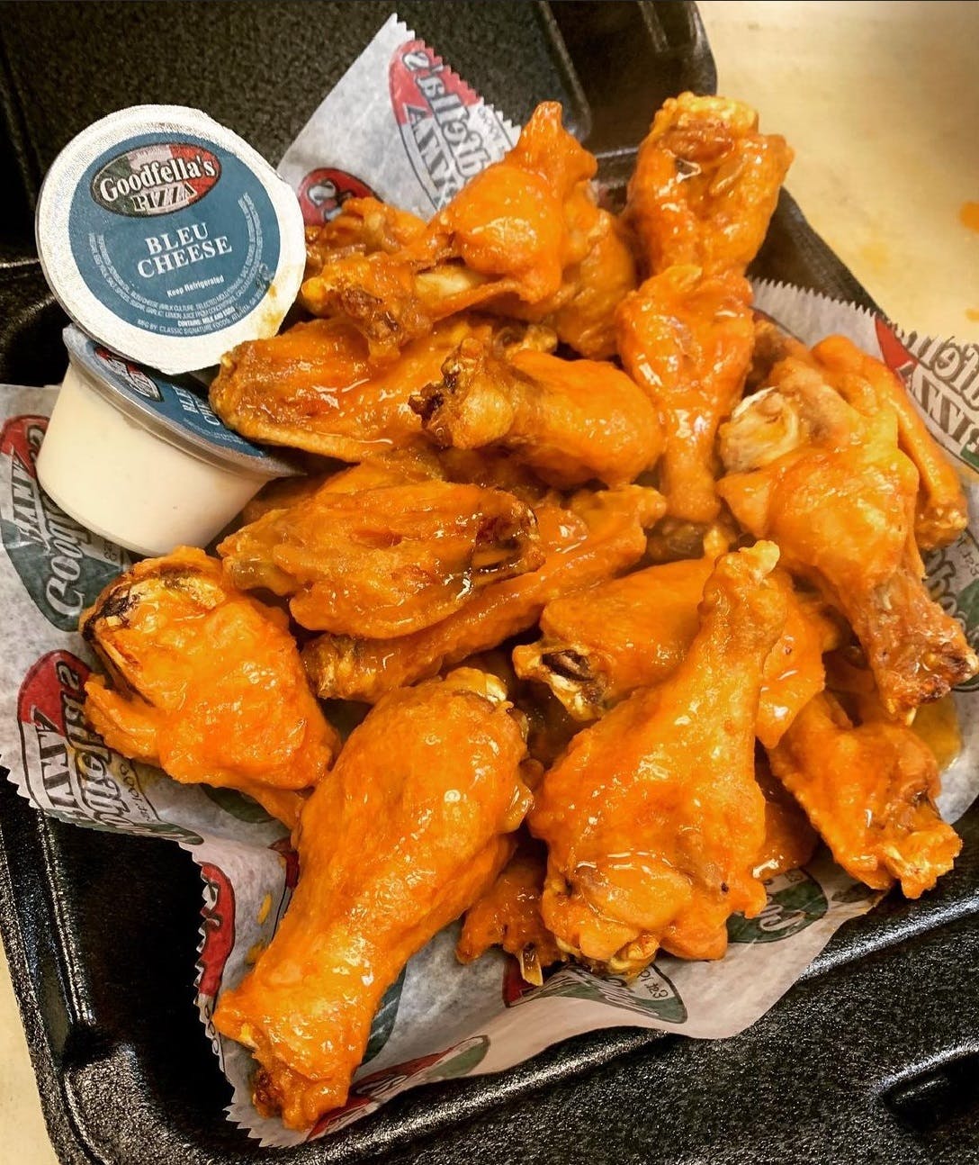 Order Jumbo Buffalo Wings - 6 Pieces food online from Goodfella's Pizza store, Jupiter on bringmethat.com