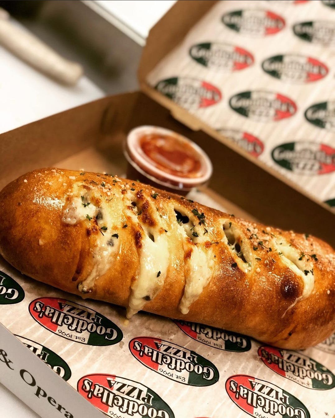 Order Steak Stromboli - Small food online from Goodfella's Pizza store, Jupiter on bringmethat.com
