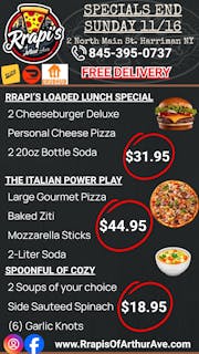 RRAPI'S LOADED LUNCH SPECIAL