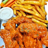 BBQ Wings(with fries)